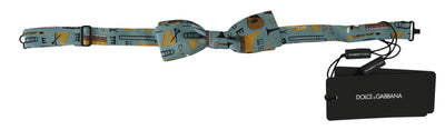 Dolce &amp; Gabbana Mintgroene Jazz Club Verstelbare Hals Papillon Strik