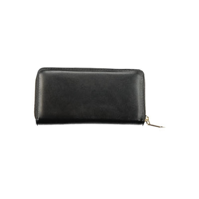 Mario Valentino Black Polyurethane Women Wallet
