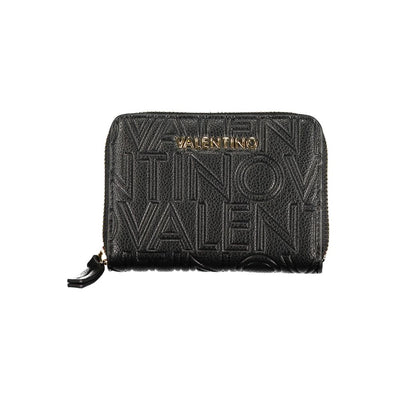 Mario Valentino Black Polyurethane Women Wallet