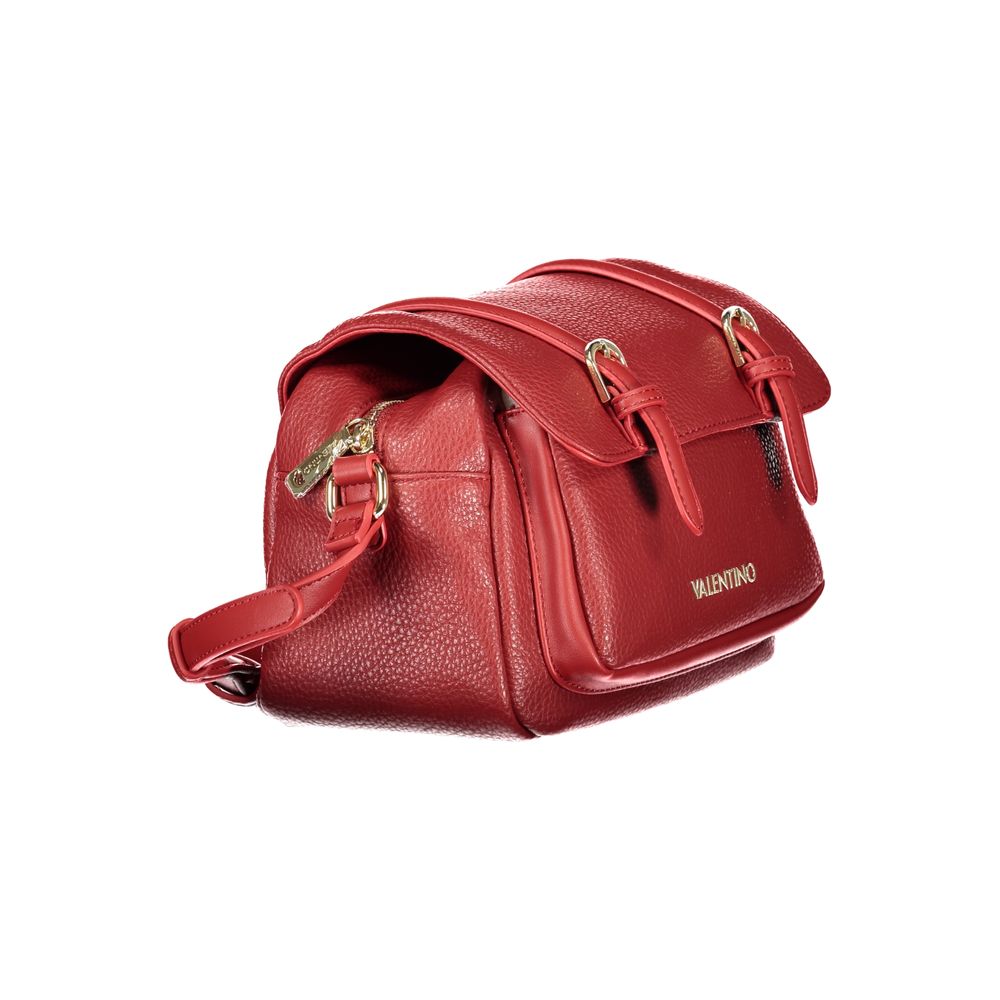 Mario Valentino Rosso Poliuretano Women Shoulder Bag