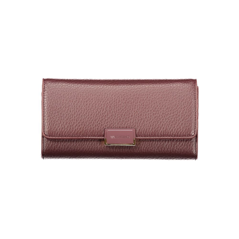 Mario Valentino Rosso Polyurethane Women Wallet