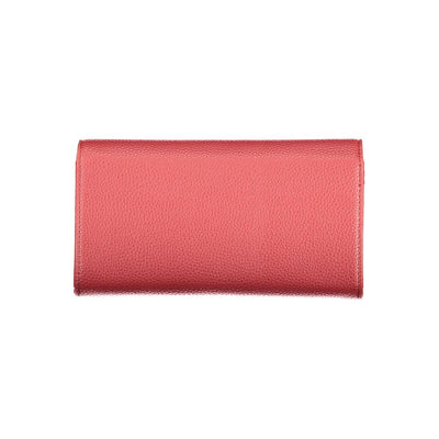 Mario Valentino Rosso Polyurethane Women Wallet
