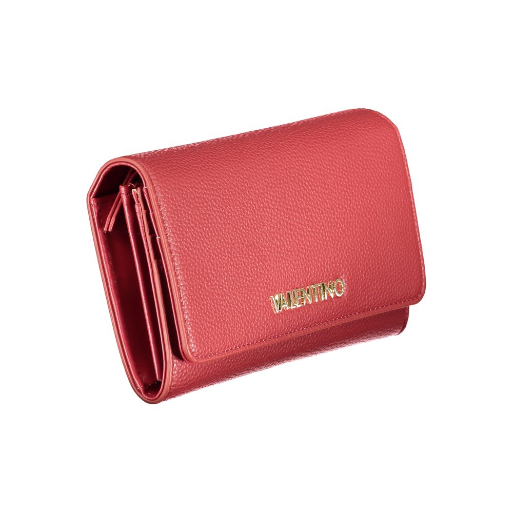 Mario Valentino Rosso Polyurethane Women Wallet