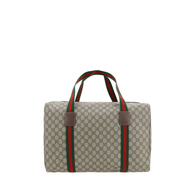 Gucci Brown Cotton Luggage And Travel