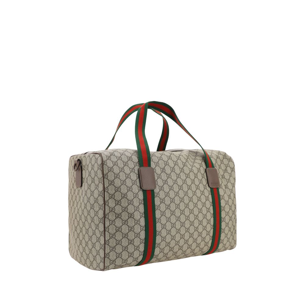 Gucci Brown Cotton Luggage And Travel