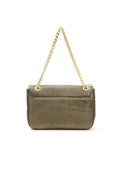 Pompei Donatella Zwarte Leren Dames Crossbody Tas