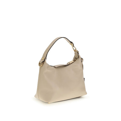 Versace Cream Calf Leather Bos Taurus Handbag