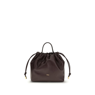 Chloé Black Calf Leather Bos Taurus Shoulder Bag