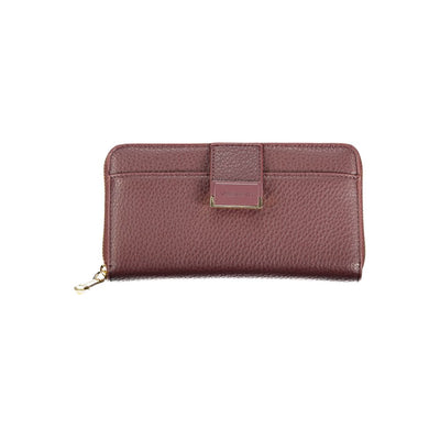 Mario Valentino Rosso Polyurethane Women Wallet