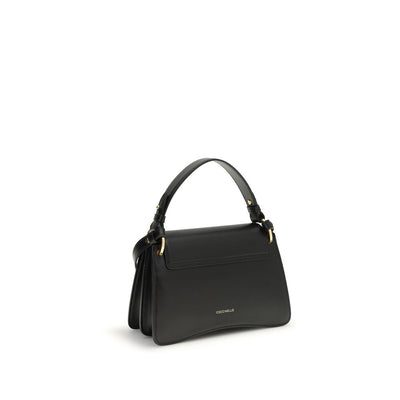 Coccinelle Black Calf Leather Bos Taurus Shoulder Bag