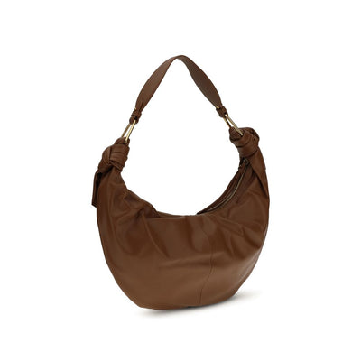 Coccinelle Brown Calf Leather Bos Taurus Shoulder Bag