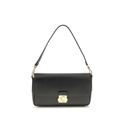Coccinelle Black Calf Leather Bos Taurus Shoulder Bag