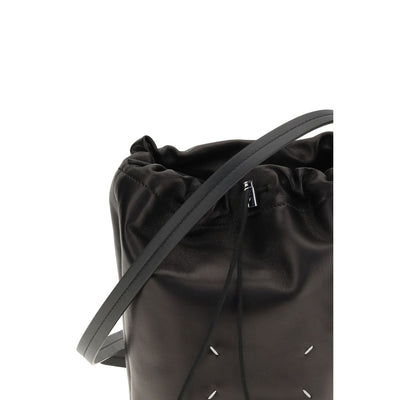 Margiela Black Calf Leather Bos Taurus Shoulder Bag
