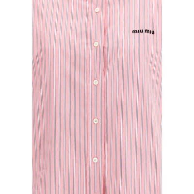 Miu Miu Multicolor Cotton Pattern Shirt