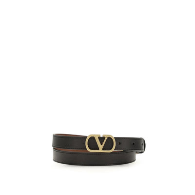Valentino Garavani Black Lamb Ovis Aries Aries Regular Belt