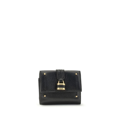 Chloé Black Lamb Ovis Aries Aries Wallet