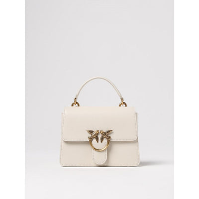 PINKO White Leather Handbag