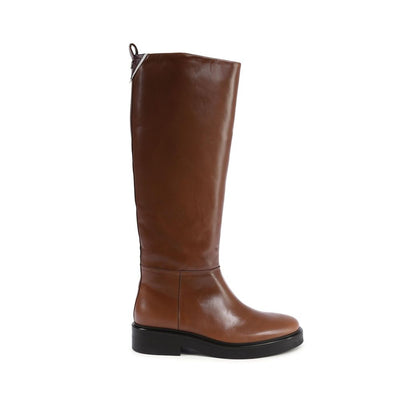Tommy Hilfiger Brown Leather Ankle Boots