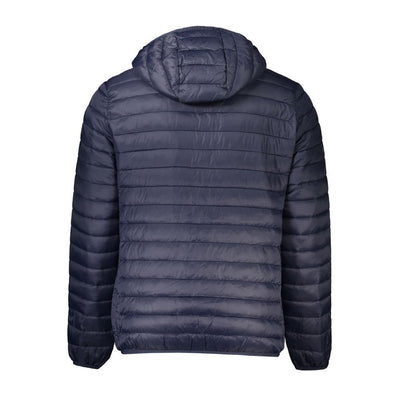 Cavalli Class Blue Polyamide Shell Jacket