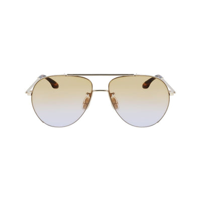 Victoria Beckham Gold Metal Sunglasses