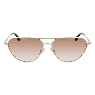 Victoria Beckham Gold Metal Sunglasses