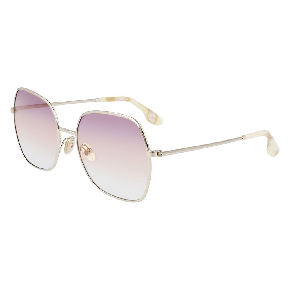 Victoria Beckham Gold Metal Sunglasses