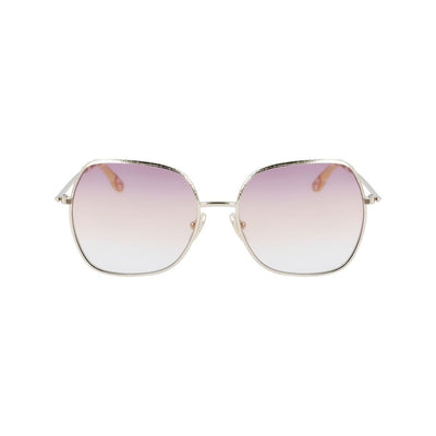 Victoria Beckham Gold Metal Sunglasses
