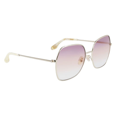 Victoria Beckham Gold Metal Sunglasses