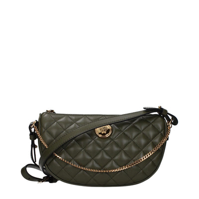 Versace Green Leather Handbag
