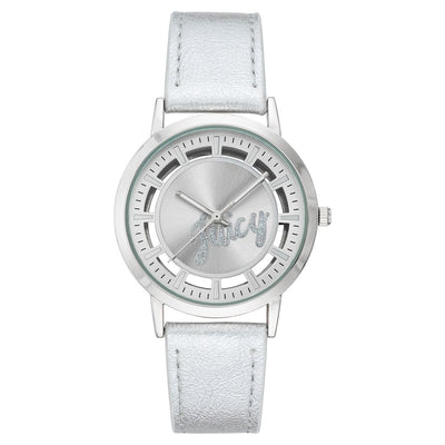 Juicy Couture Silver Plastic Dress Watch