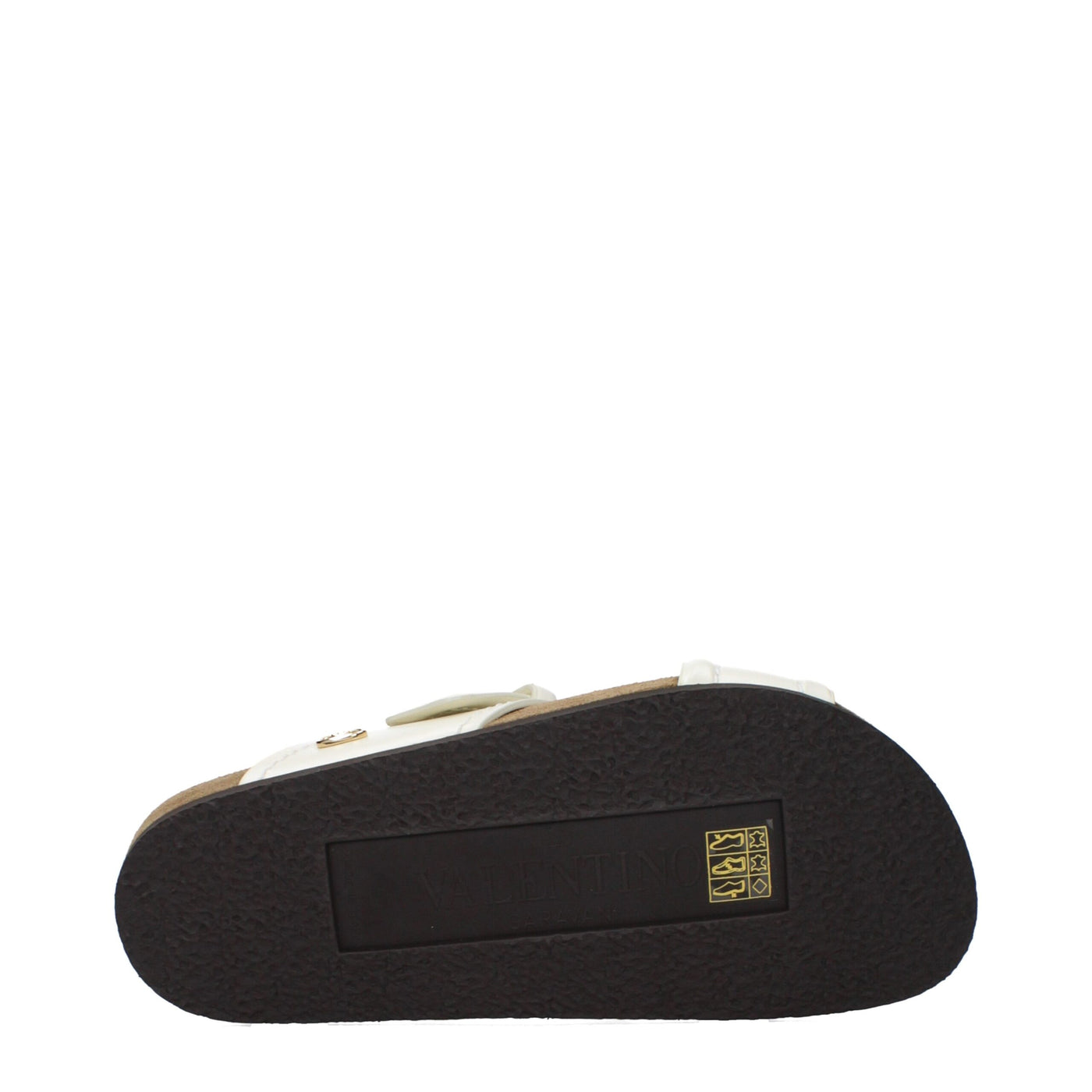 Valentino Garavani Beige Leather Slippers