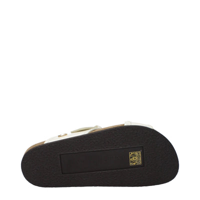 Valentino Garavani Beige Leather Slippers