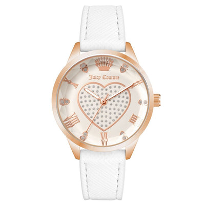 Juicy Couture White Plastic Dress Watch