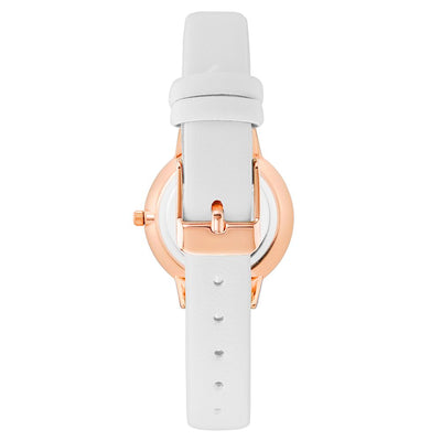 Juicy Couture White Plastic Dress Watch