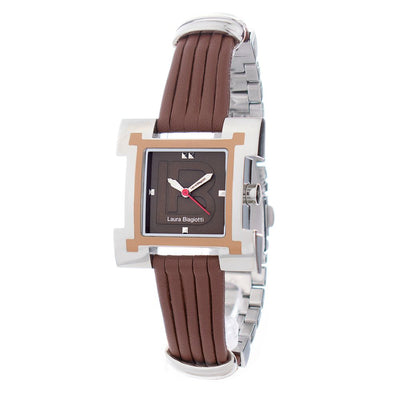Laura Biagiotti Brown Leather Lining Dress Watch