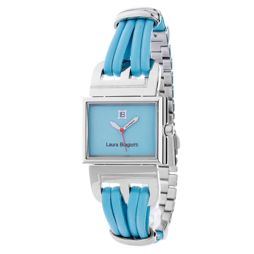 Laura Biagiotti Blue Leather Lining Dress Watch