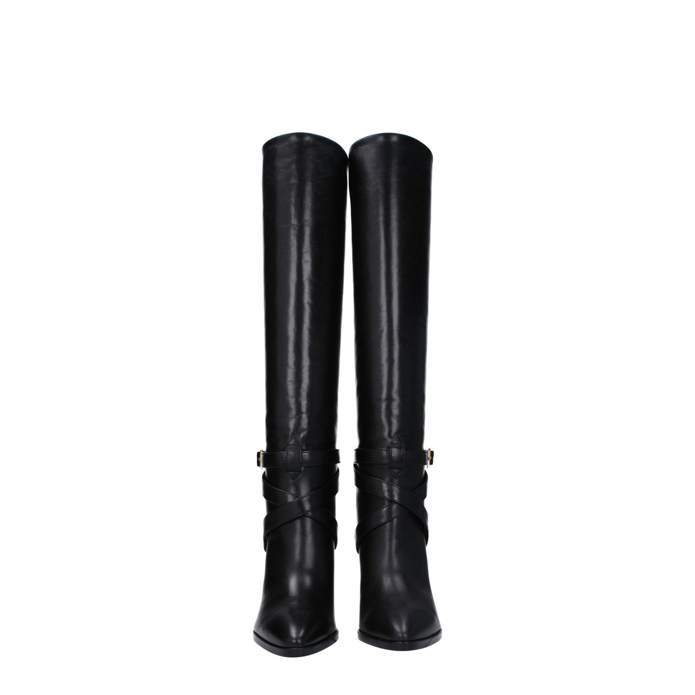 Celine Black Leather Boots