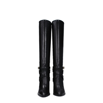 Celine Black Leather Boots