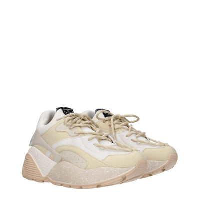 Stella McCartney Beige Leather Chunky Sneakers