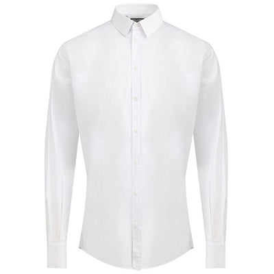 Dolce & Gabbana White Cotton Dress Shirt