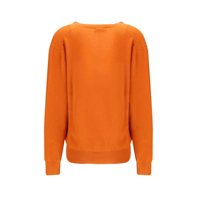Fendi Orange Cashmere Sweatshirt