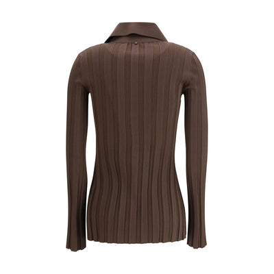 Max Mara Brown Viscose Cardigan