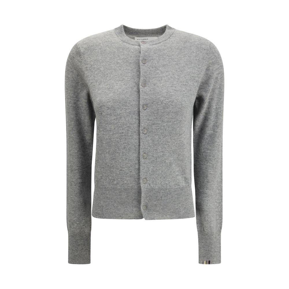 Extreme Cashmere Gray Cashmere Cardigan