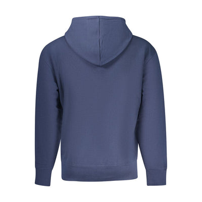 Hugo Boss Blue Cotton Men's Hoodie