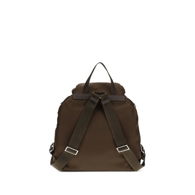 Prada Brown Recycled Polyamide Backpack