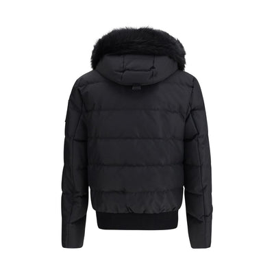 Moose Knuckles Black Polyester Bomber
