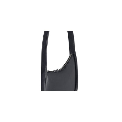 The Row Black Calf Leather Bos Taurus Shoulder Bag