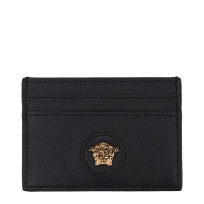 Versace Black Leather Cardholder