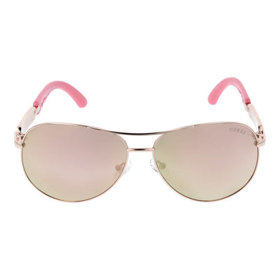 Guess Rose Gold Metal Sunglasses