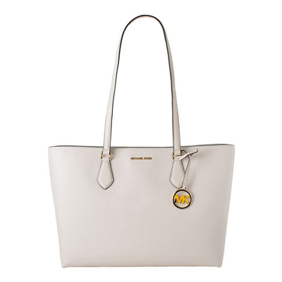 Michael Kors White Canvas Handbag